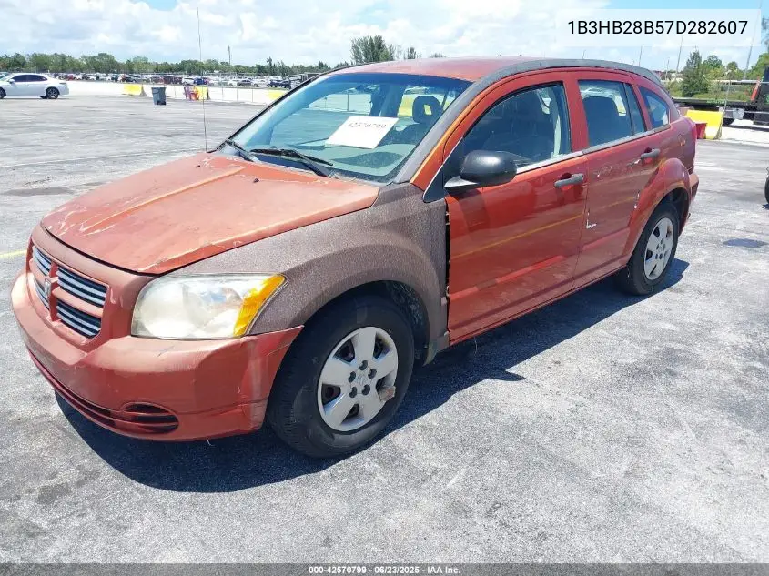 2007 Dodge Caliber VIN: 1B3HB28B57D282607 Lot: 42570799