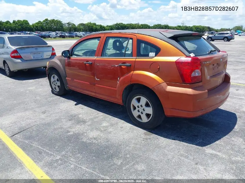 2007 Dodge Caliber VIN: 1B3HB28B57D282607 Lot: 42570799