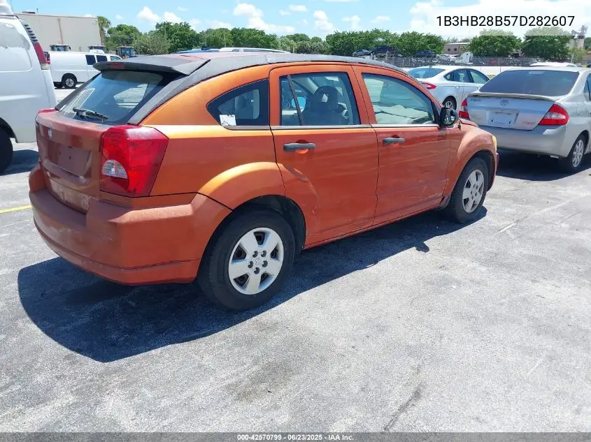2007 Dodge Caliber VIN: 1B3HB28B57D282607 Lot: 42570799