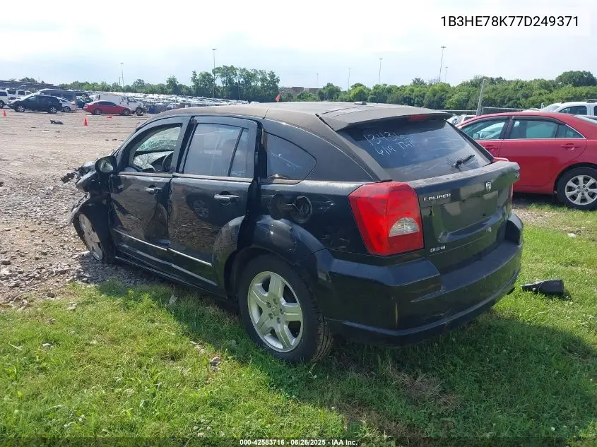 2007 Dodge Caliber R/T VIN: 1B3HE78K77D249371 Lot: 42583716