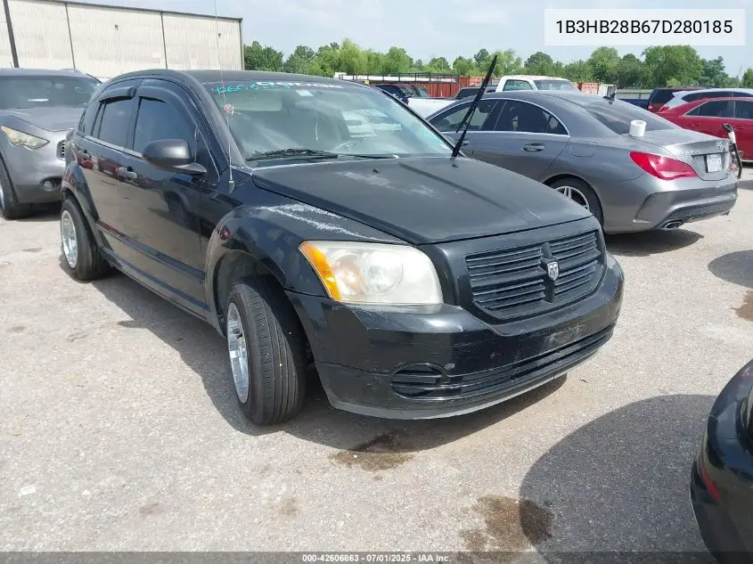 2007 Dodge Caliber VIN: 1B3HB28B67D280185 Lot: 42606863