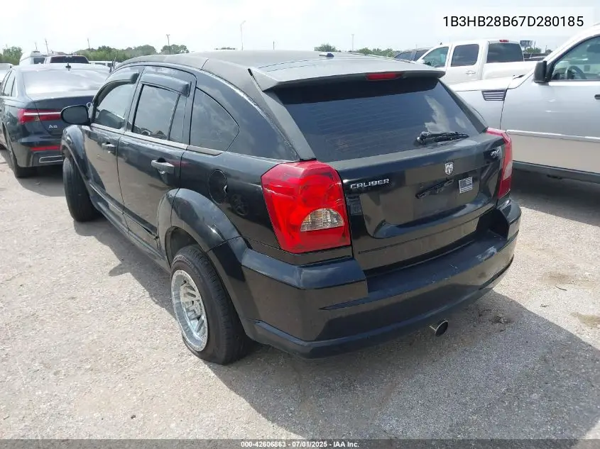 2007 Dodge Caliber VIN: 1B3HB28B67D280185 Lot: 42606863