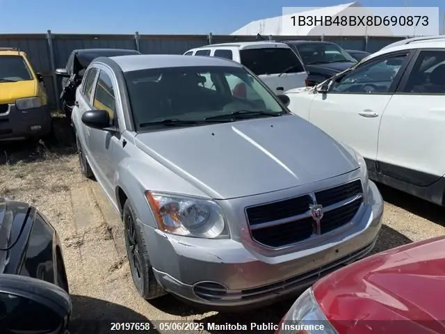 2008 Dodge Caliber Sxt VIN: 1B3HB48BX8D690873 Lot: 20197658