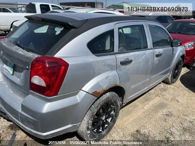 2008 Dodge Caliber Sxt VIN: 1B3HB48BX8D690873 Lot: 20197658