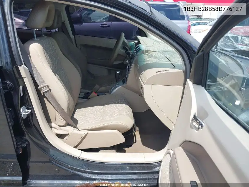 2008 Dodge Caliber Se VIN: 1B3HB28B58D776127 Lot: 42178509