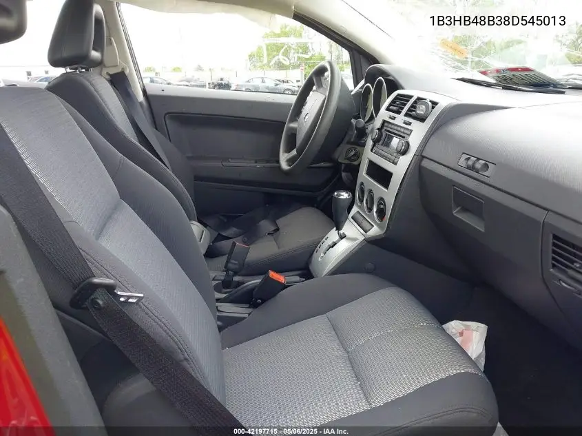 2008 Dodge Caliber Sxt VIN: 1B3HB48B38D545013 Lot: 42197715