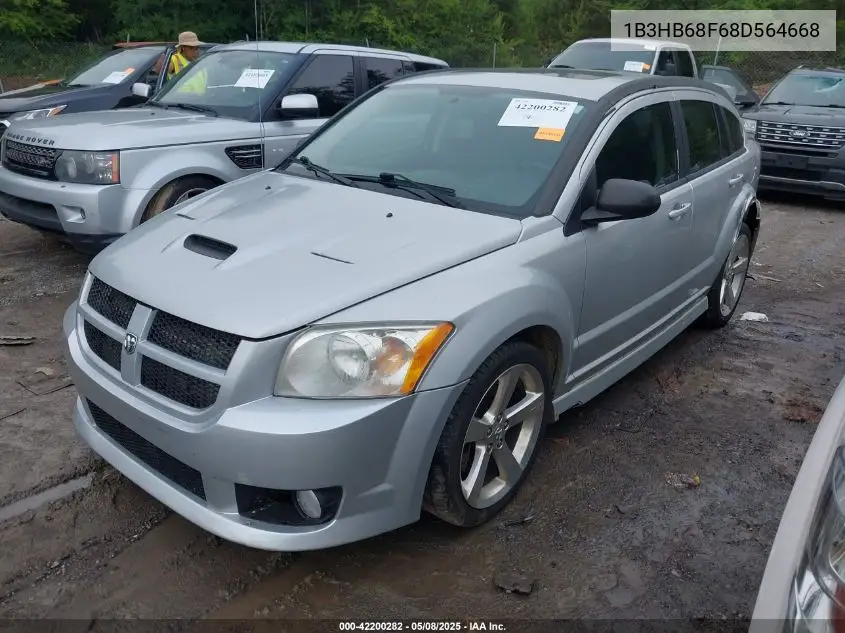 2008 Dodge Caliber Srt4 VIN: 1B3HB68F68D564668 Lot: 42200282