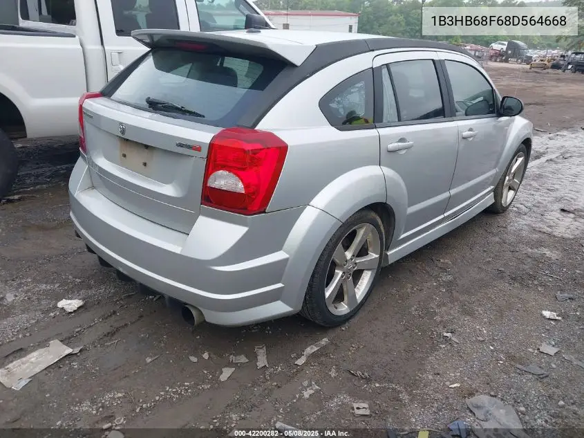 2008 Dodge Caliber Srt4 VIN: 1B3HB68F68D564668 Lot: 42200282