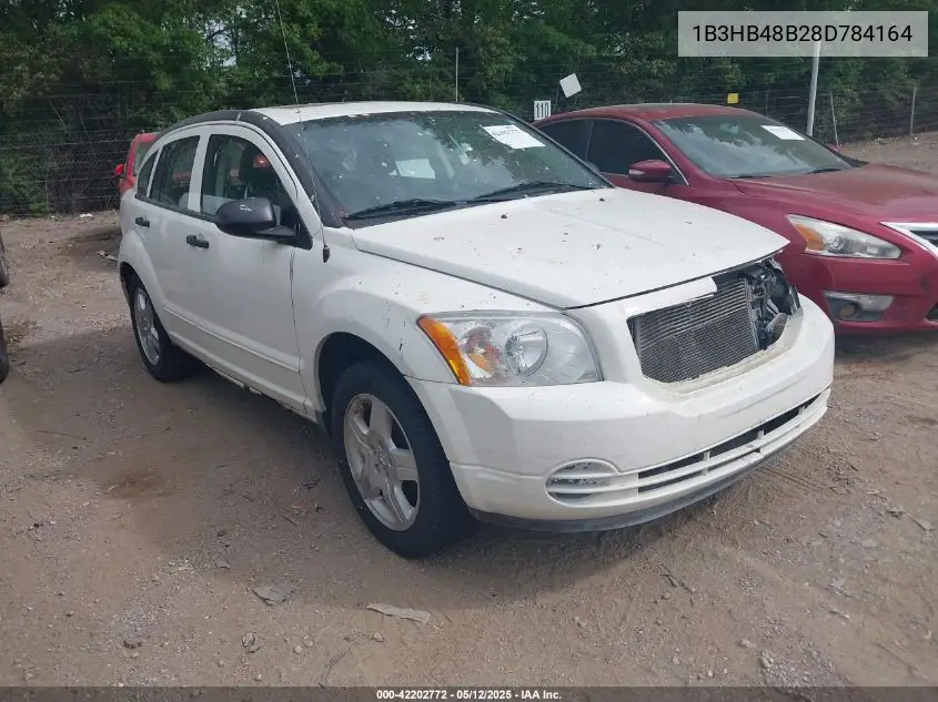 2008 Dodge Caliber Sxt VIN: 1B3HB48B28D784164 Lot: 42202772