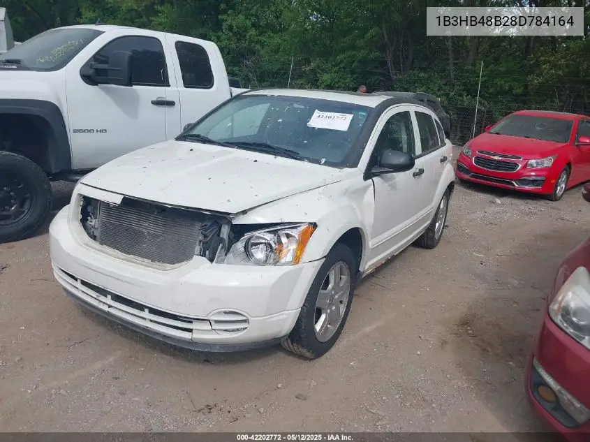 2008 Dodge Caliber Sxt VIN: 1B3HB48B28D784164 Lot: 42202772
