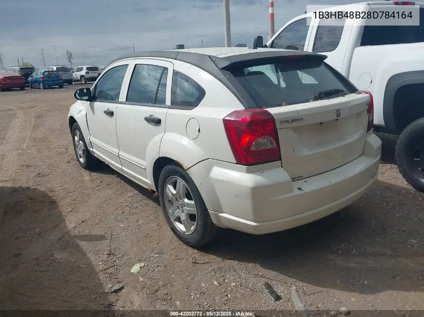 2008 Dodge Caliber Sxt VIN: 1B3HB48B28D784164 Lot: 42202772