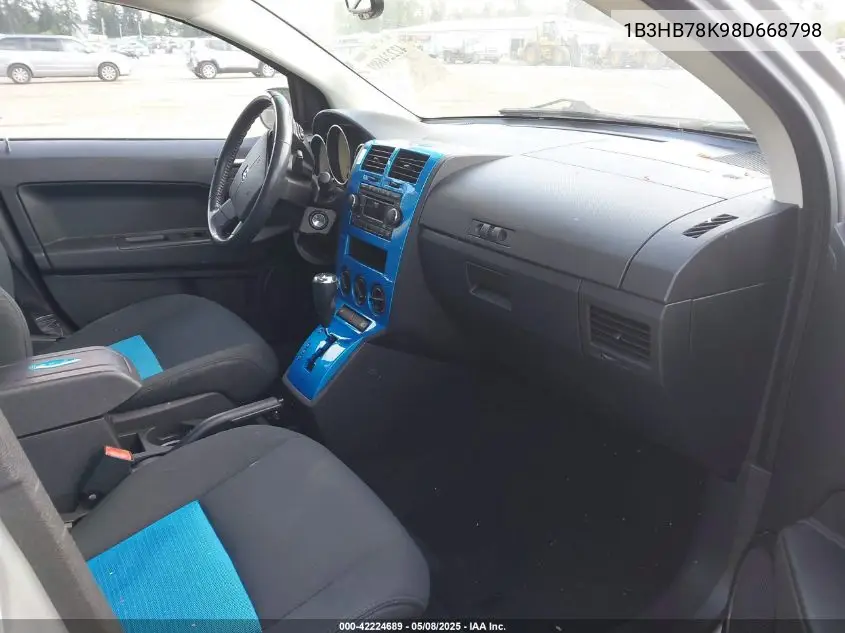 2008 Dodge Caliber R/T VIN: 1B3HB78K98D668798 Lot: 42224689