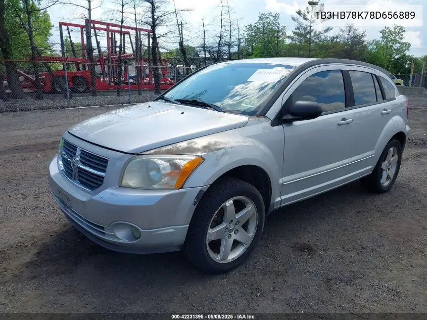2008 Dodge Caliber R/T VIN: 1B3HB78K78D656889 Lot: 42231395