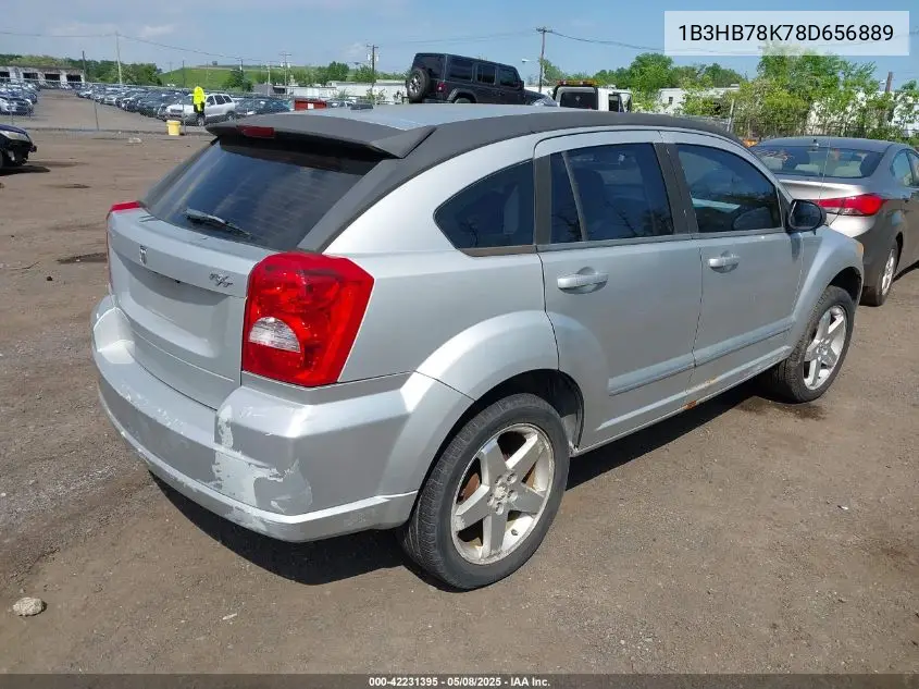 2008 Dodge Caliber R/T VIN: 1B3HB78K78D656889 Lot: 42231395