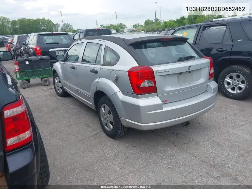 2008 Dodge Caliber Se VIN: 1B3HB28B28D652462 Lot: 42253607