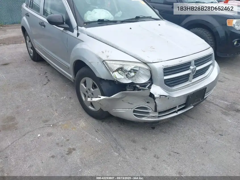 2008 Dodge Caliber Se VIN: 1B3HB28B28D652462 Lot: 42253607