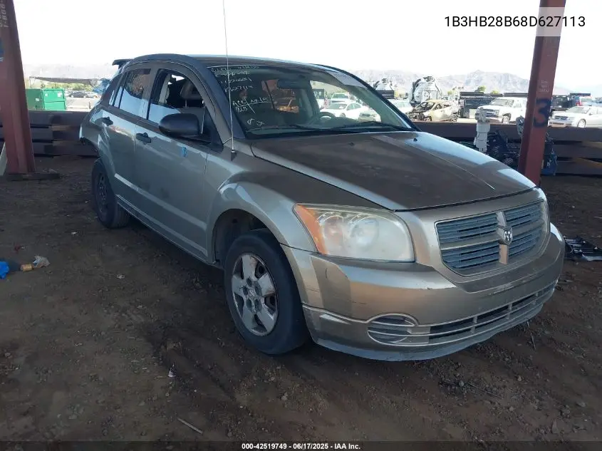 2008 Dodge Caliber Se VIN: 1B3HB28B68D627113 Lot: 42519749