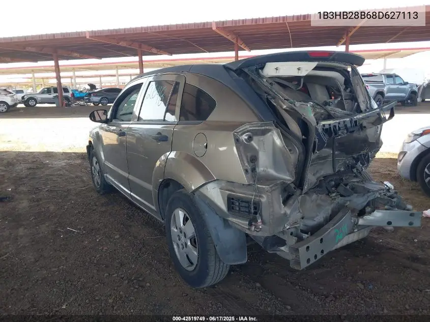 2008 Dodge Caliber Se VIN: 1B3HB28B68D627113 Lot: 42519749