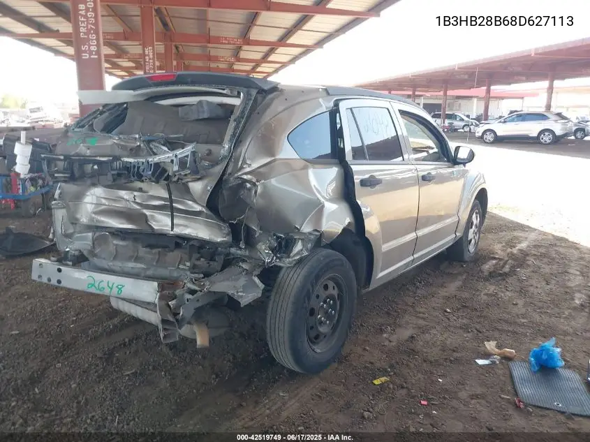 2008 Dodge Caliber Se VIN: 1B3HB28B68D627113 Lot: 42519749