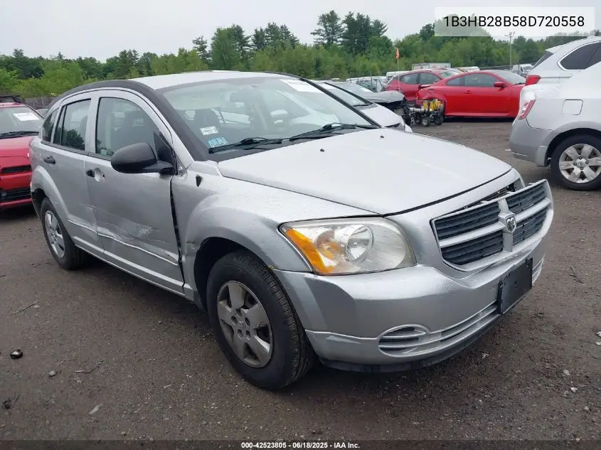 2008 Dodge Caliber Se VIN: 1B3HB28B58D720558 Lot: 42523805