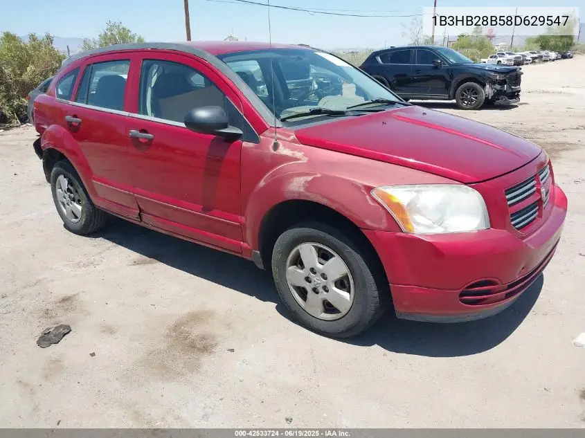 2008 Dodge Caliber Se VIN: 1B3HB28B58D629547 Lot: 42533724