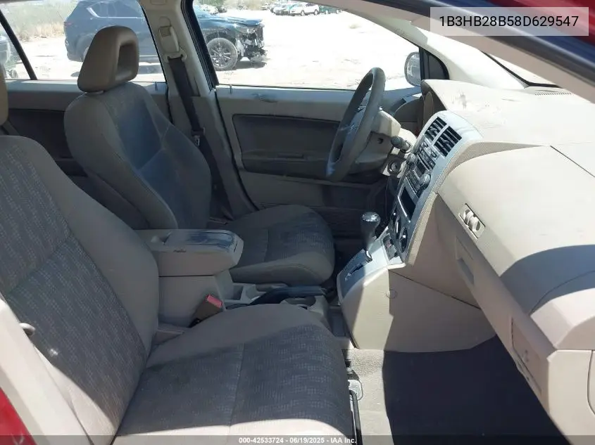 2008 Dodge Caliber Se VIN: 1B3HB28B58D629547 Lot: 42533724
