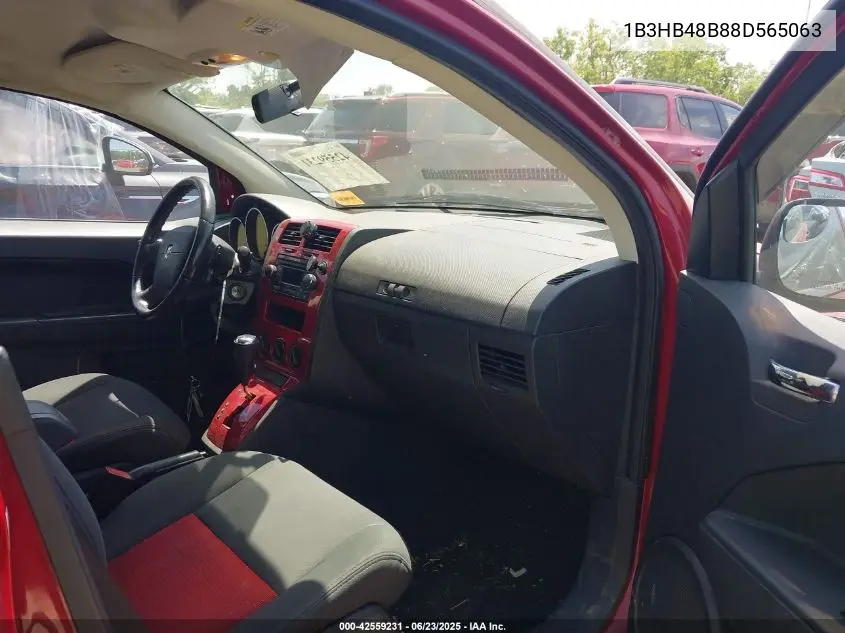 2008 Dodge Caliber Sxt VIN: 1B3HB48B88D565063 Lot: 42559231