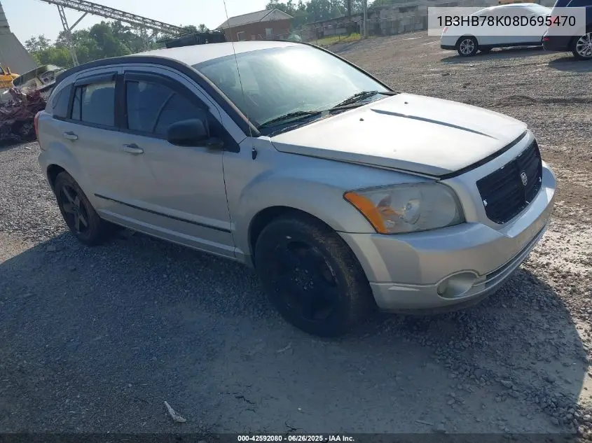 2008 Dodge Caliber R/T VIN: 1B3HB78K08D695470 Lot: 42592080