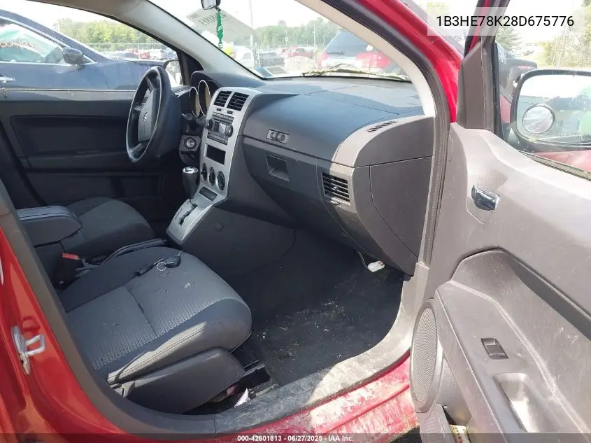 2008 Dodge Caliber R/T VIN: 1B3HE78K28D675776 Lot: 42601813