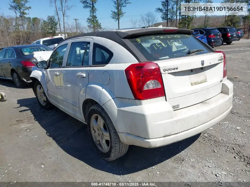 2009 Dodge Caliber Sxt VIN: 1B3HB48A19D156654 Lot: 41745710