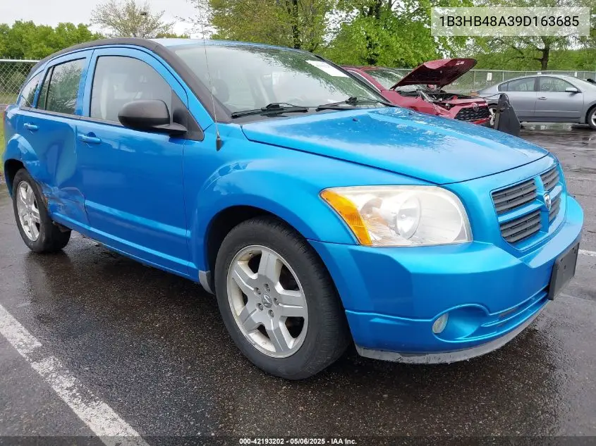 2009 Dodge Caliber Sxt VIN: 1B3HB48A39D163685 Lot: 42193202