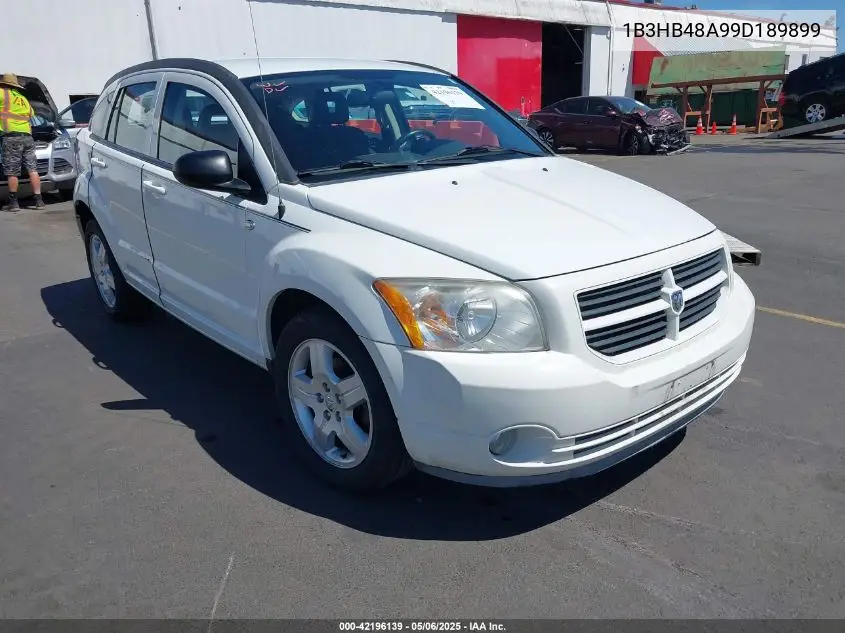 2009 Dodge Caliber Sxt VIN: 1B3HB48A99D189899 Lot: 42196139