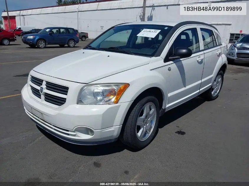 2009 Dodge Caliber Sxt VIN: 1B3HB48A99D189899 Lot: 42196139