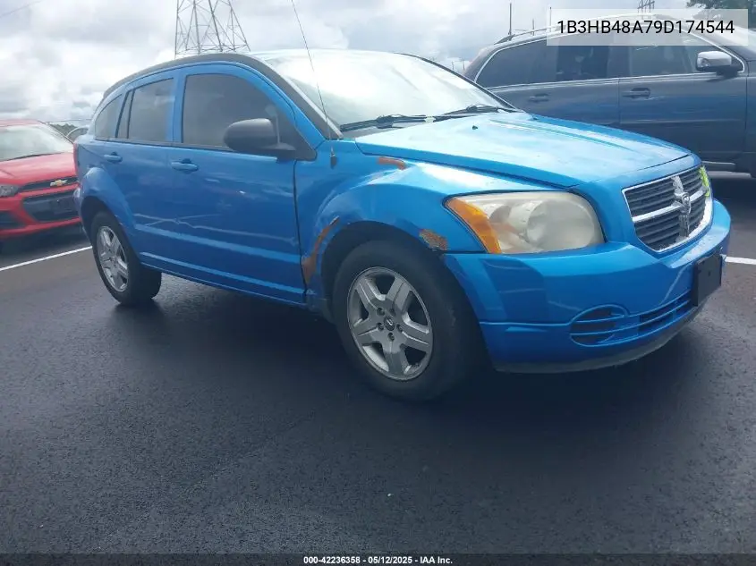 2009 Dodge Caliber Sxt VIN: 1B3HB48A79D174544 Lot: 42236358