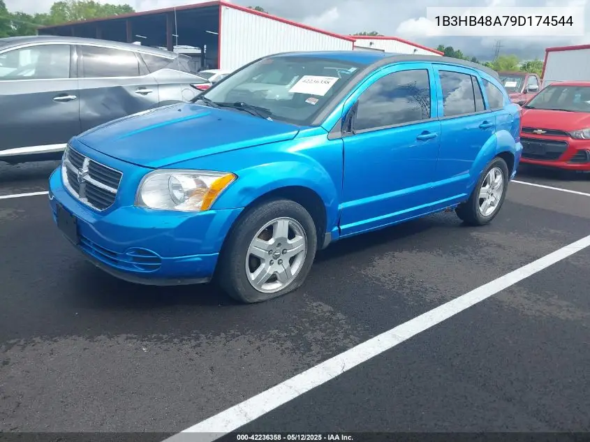 2009 Dodge Caliber Sxt VIN: 1B3HB48A79D174544 Lot: 42236358