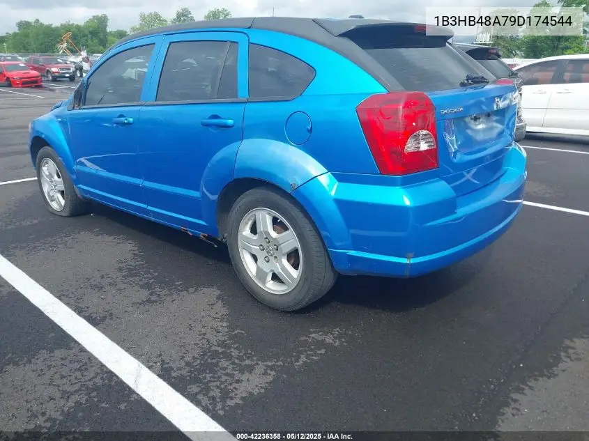2009 Dodge Caliber Sxt VIN: 1B3HB48A79D174544 Lot: 42236358