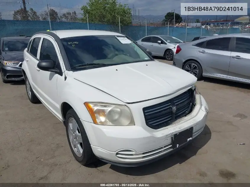 2009 Dodge Caliber Sxt VIN: 1B3HB48A79D241014 Lot: 42261703