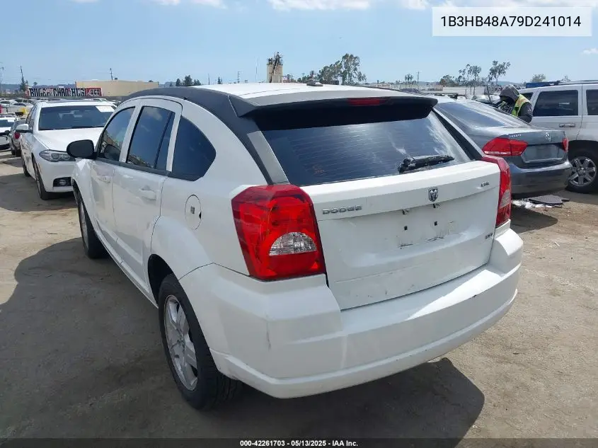 2009 Dodge Caliber Sxt VIN: 1B3HB48A79D241014 Lot: 42261703