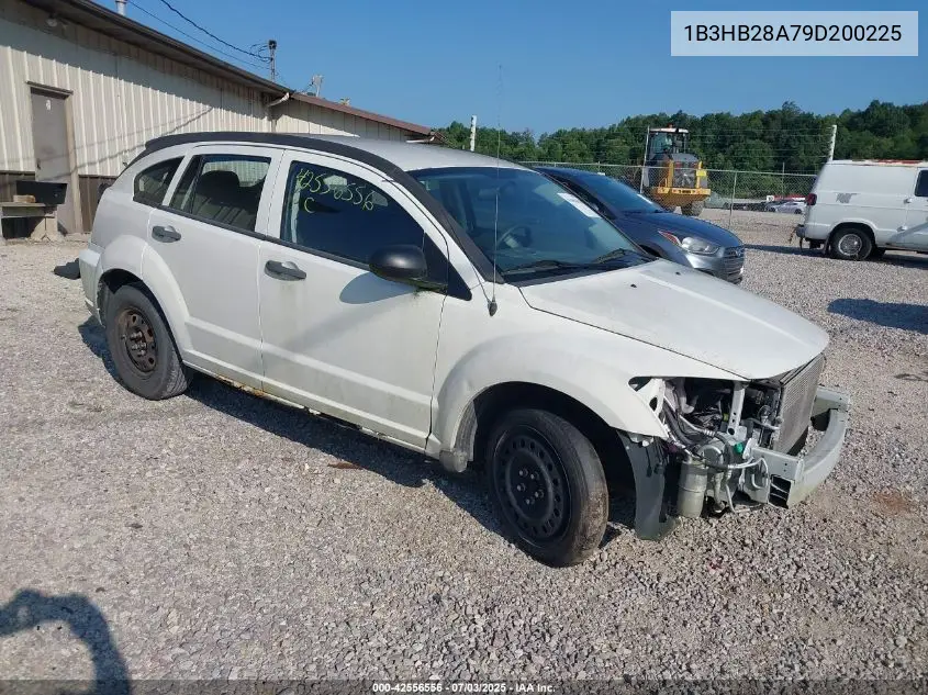 2009 Dodge Caliber Se VIN: 1B3HB28A79D200225 Lot: 42556556
