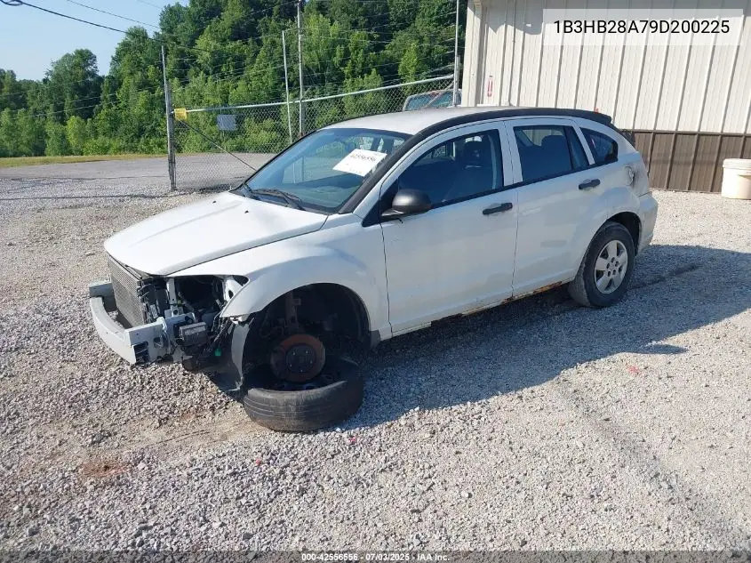 2009 Dodge Caliber Se VIN: 1B3HB28A79D200225 Lot: 42556556