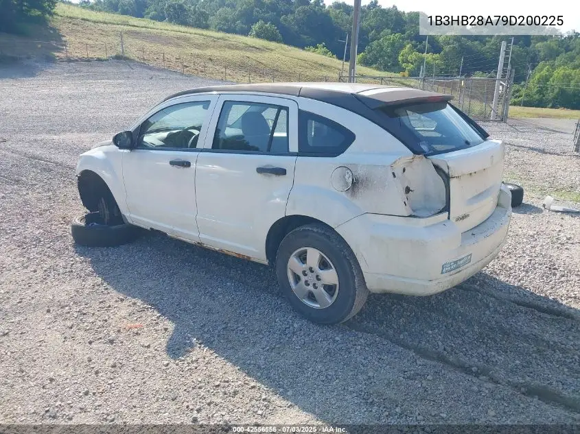 2009 Dodge Caliber Se VIN: 1B3HB28A79D200225 Lot: 42556556