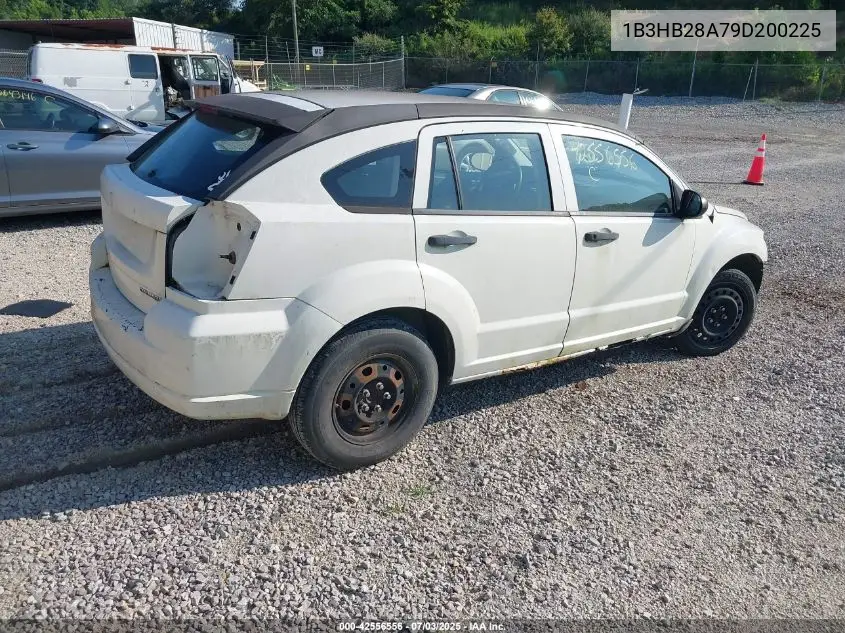 2009 Dodge Caliber Se VIN: 1B3HB28A79D200225 Lot: 42556556