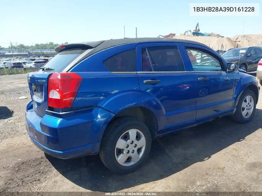 2009 Dodge Caliber Se VIN: 1B3HB28A39D161228 Lot: 42571522