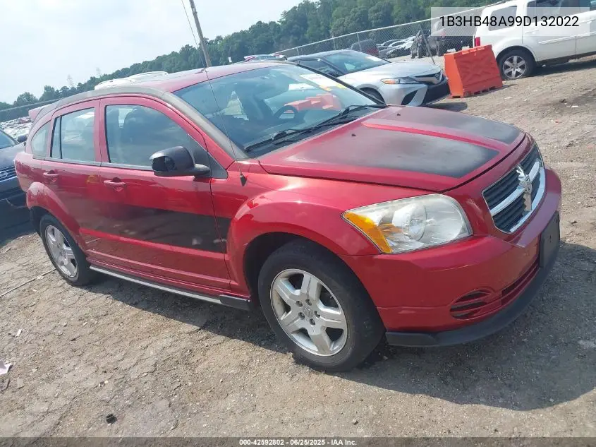 2009 Dodge Caliber Sxt VIN: 1B3HB48A99D132022 Lot: 42592802