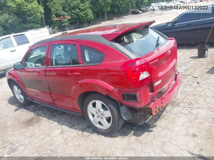 2009 Dodge Caliber Sxt VIN: 1B3HB48A99D132022 Lot: 42592802