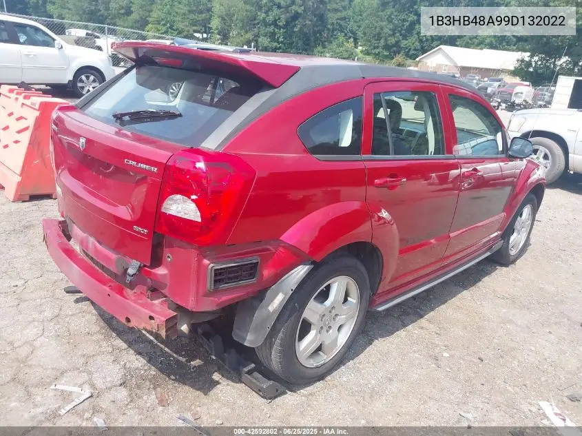 2009 Dodge Caliber Sxt VIN: 1B3HB48A99D132022 Lot: 42592802