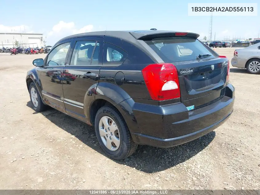 2010 Dodge Caliber Se VIN: 1B3CB2HA2AD556113 Lot: 12341595
