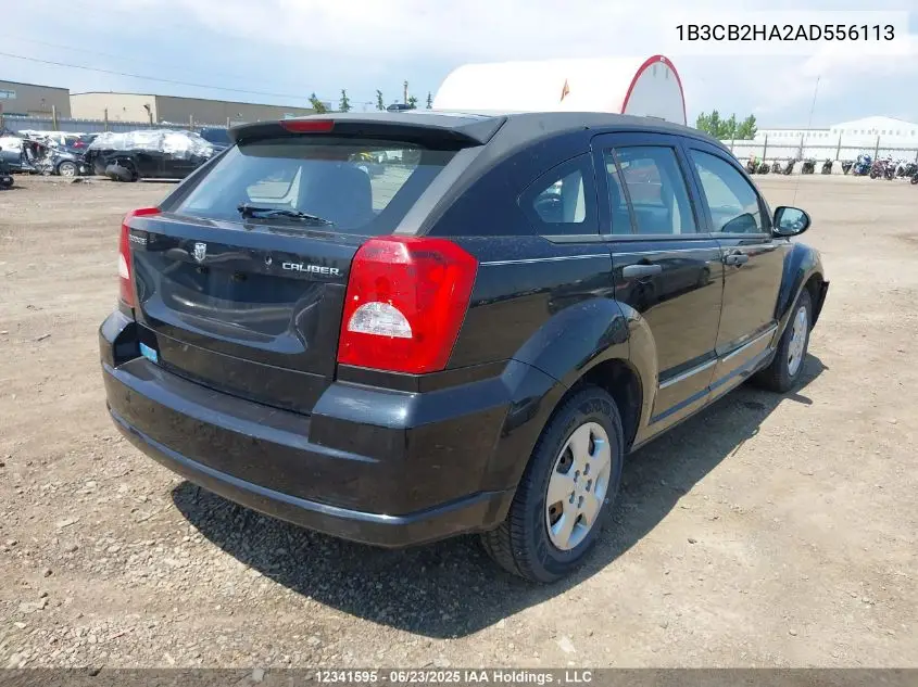 2010 Dodge Caliber Se VIN: 1B3CB2HA2AD556113 Lot: 12341595