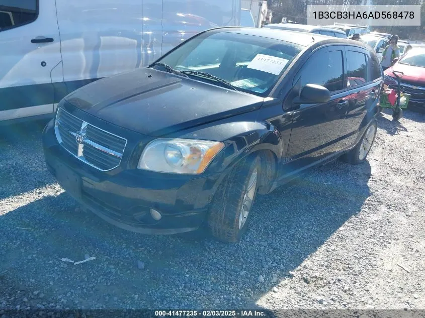 2010 Dodge Caliber Mainstreet VIN: 1B3CB3HA6AD568478 Lot: 41477235
