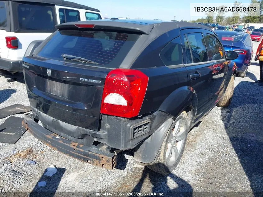 2010 Dodge Caliber Mainstreet VIN: 1B3CB3HA6AD568478 Lot: 41477235